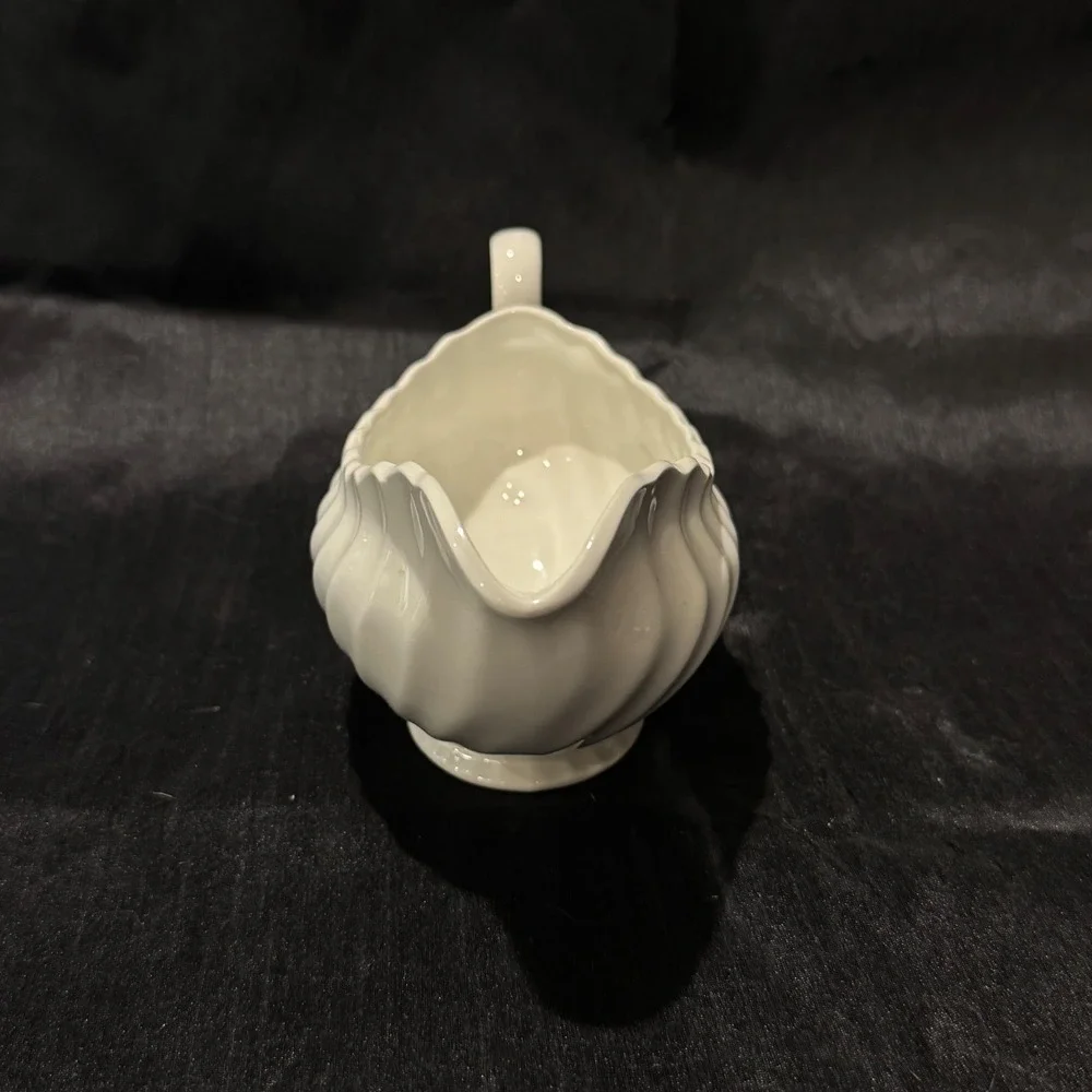 Vintage Johnson Brothers Regency Gravy Boat White Ironstone Made in England